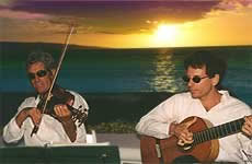 vance koenig and don lax performing at ferraro's